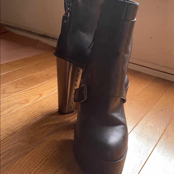 Platform biker Boots - Picture 2 of 4
